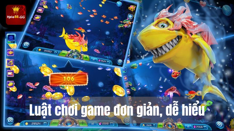 Bắn Cá Long Vương Hello88 - Chơi Thả Ga, Rinh Thưởng Lớn 7 Luật chơi game đơn giản, dễ hiểu
